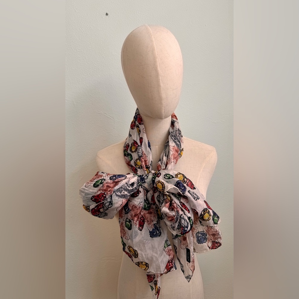 TOUS 100% Silk Scarf – Preloved | Excellent Condition